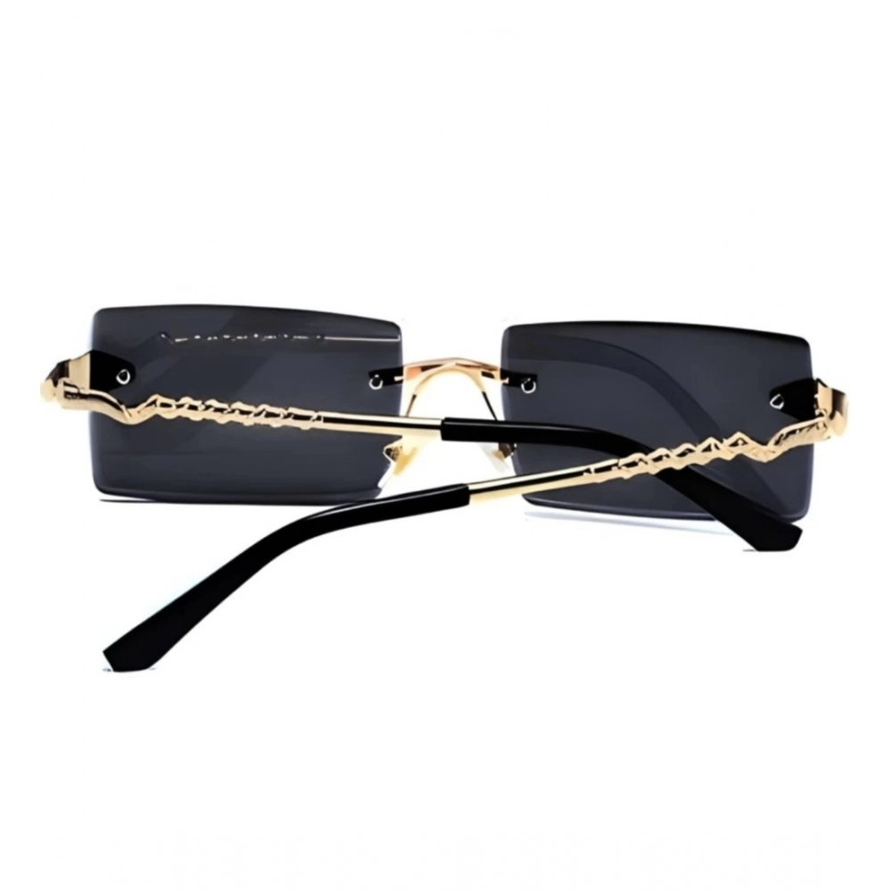 Classic Unisex UV400 Protection Sunglasses (Black) - Image 2