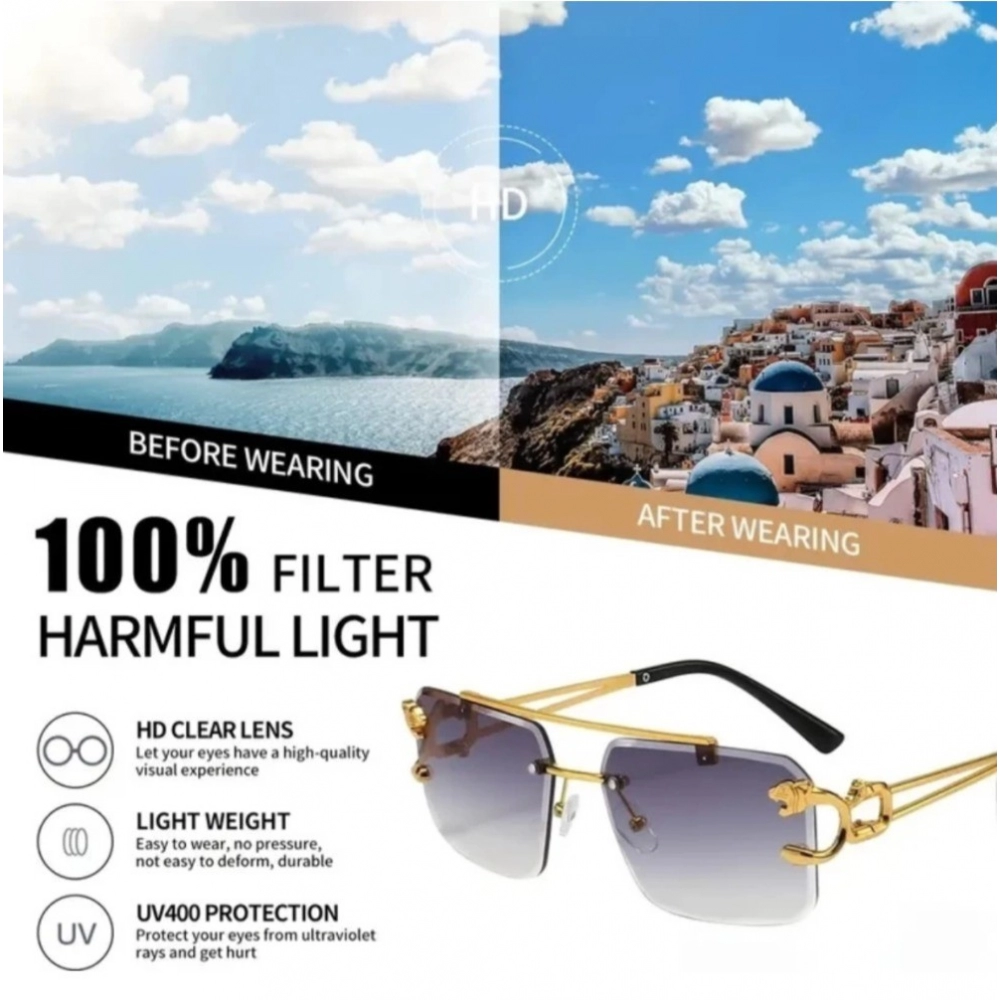 Classic Unisex UV400 Protection Sunglasses (MultiColor) - Image 3