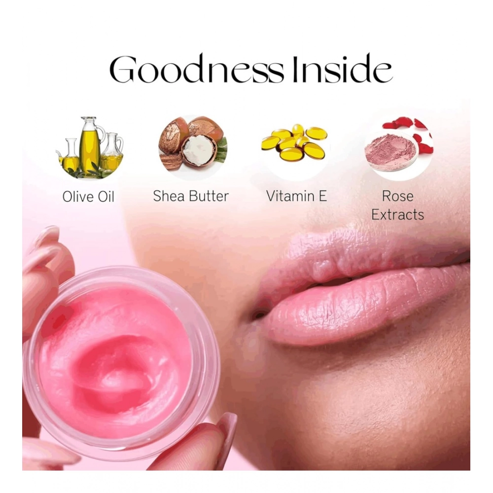 Unisex Herbal Dark And Chapped Lips Rose Lip Balm (10gm) - Image 2