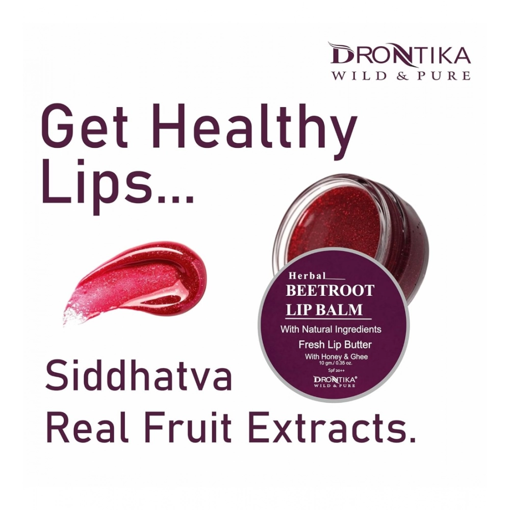 Unisex Herbal Dark And Chapped Lips Beetroot Lip Balm (10gm) - Image 3