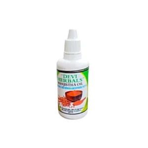 Devi Herbal Manjistha 50 ML Oil - Natural, Anti-Aging And Breathable Hair Oil