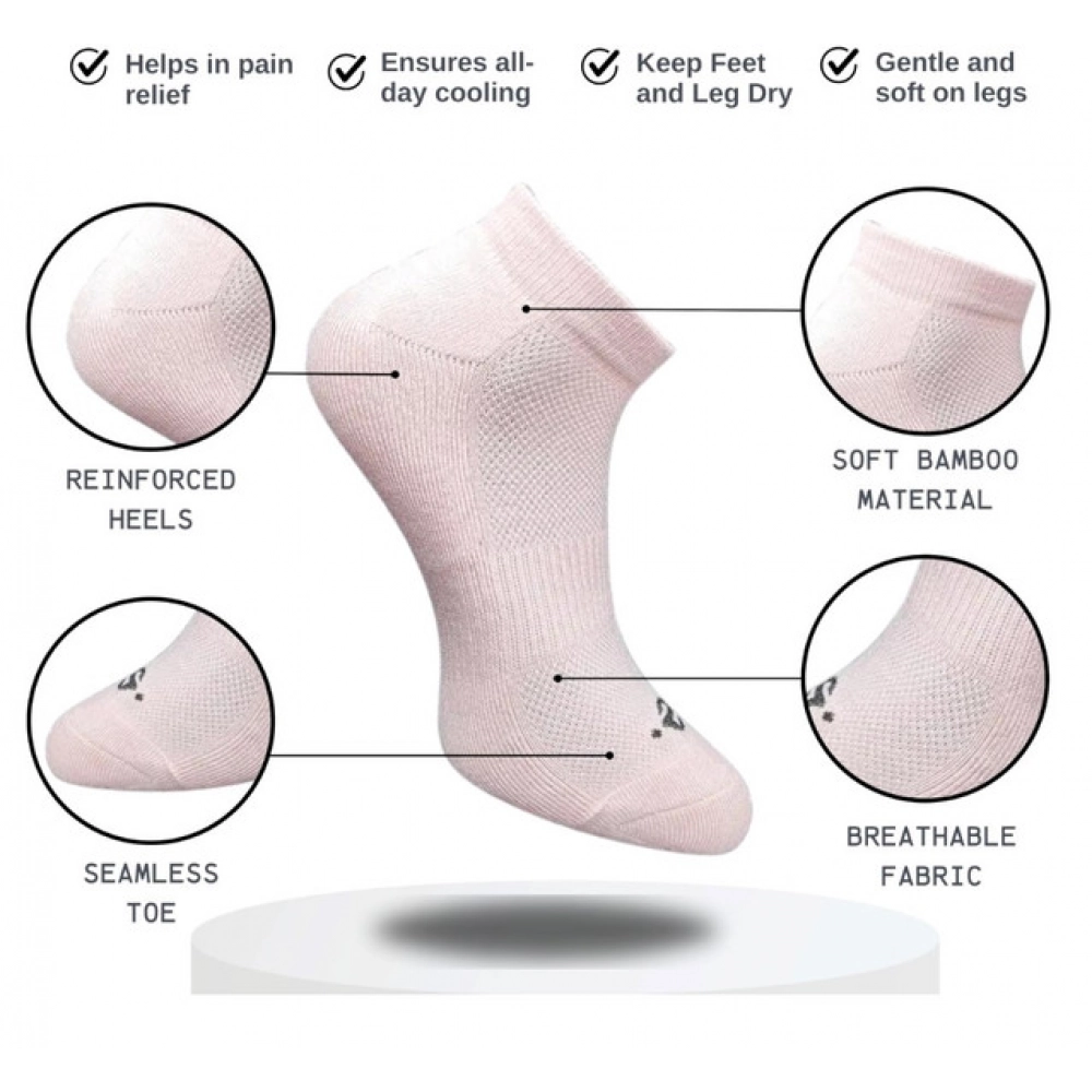 3_Pair Set Unisex Casual Cotton Printed Low Cut Socks (Multicolor) - Image 4