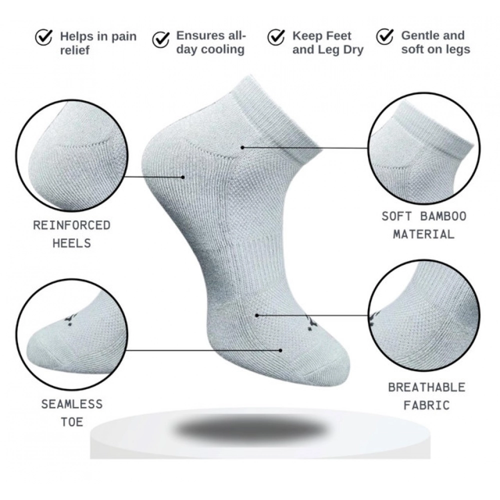 3_Pair Set Unisex Casual Cotton Printed Low Cut Socks (Multicolor) - Image 4