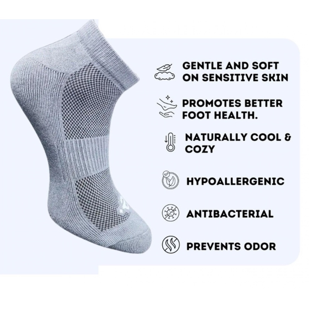 3_Pair Set Unisex Casual Cotton Printed Low Cut Socks (Multicolor) - Image 3