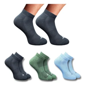 3_Pair Set Unisex Casual Cotton Printed Low Cut Socks (Multicolor)