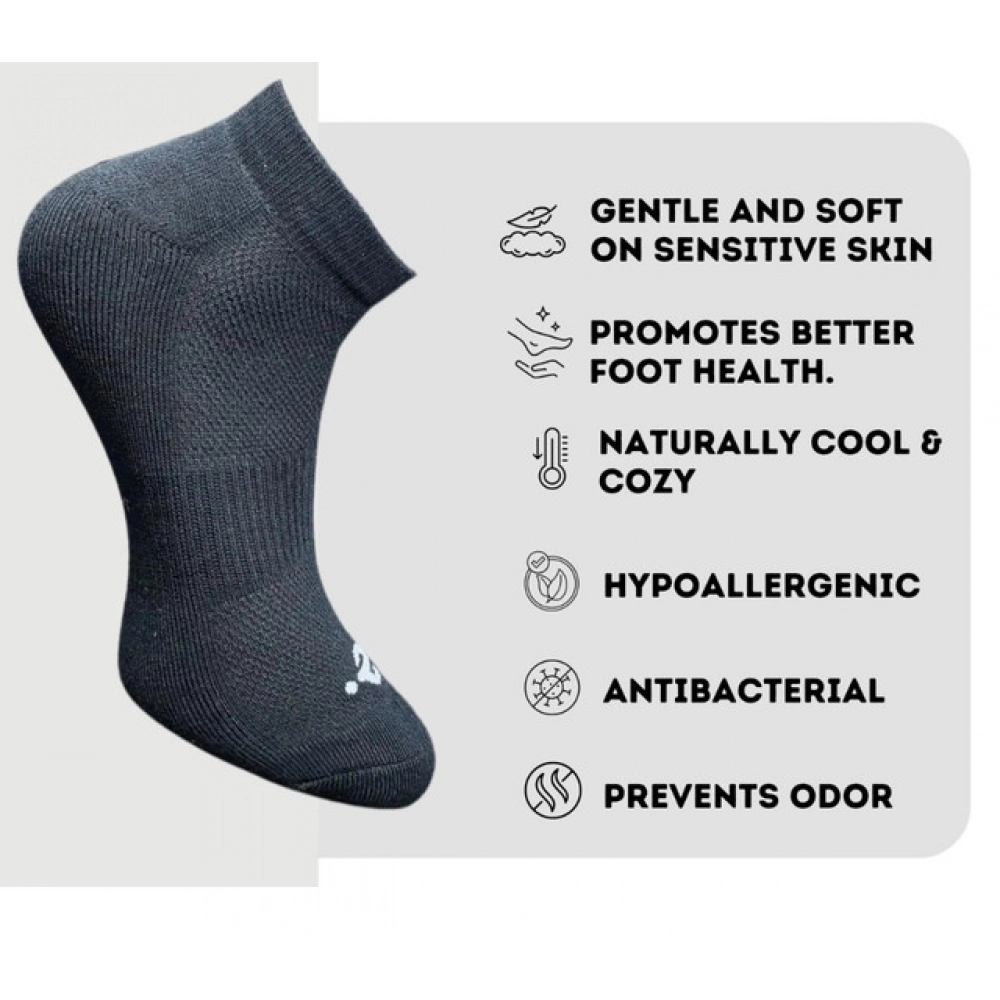 3_Pair Set Unisex Casual Cotton Printed Low Cut Socks (Multicolor) - Image 3