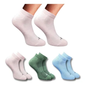 3_Pair Set Unisex Casual Cotton Printed Low Cut Socks (Multicolor)