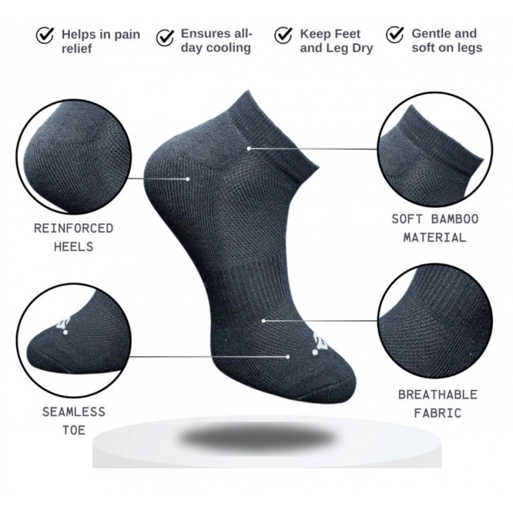 3_Pair Set Unisex Casual Cotton Printed Low Cut Socks (Multicolor) - Image 4