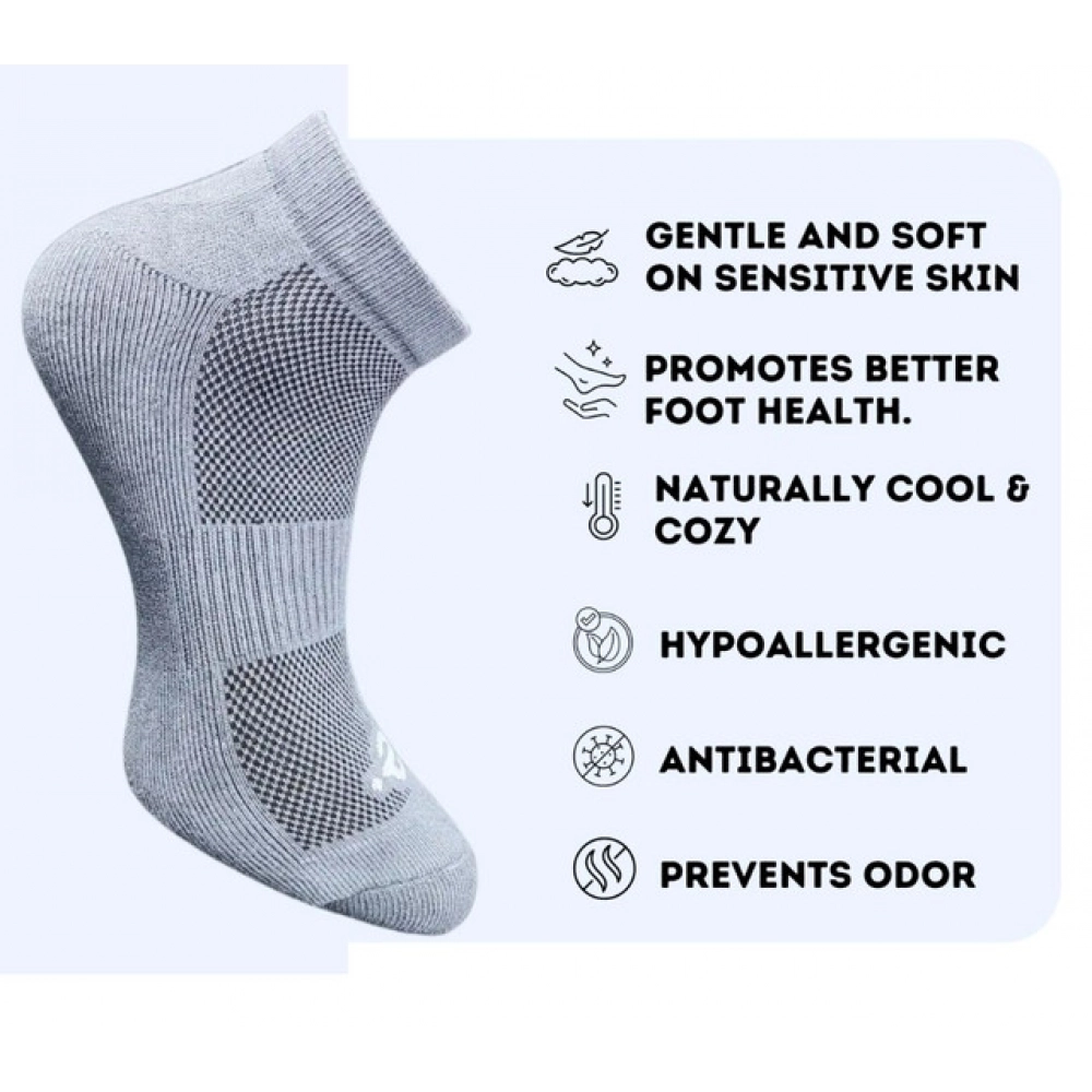 3_Pair Set Unisex Casual Cotton Printed Low Cut Socks (Multicolor) - Image 3