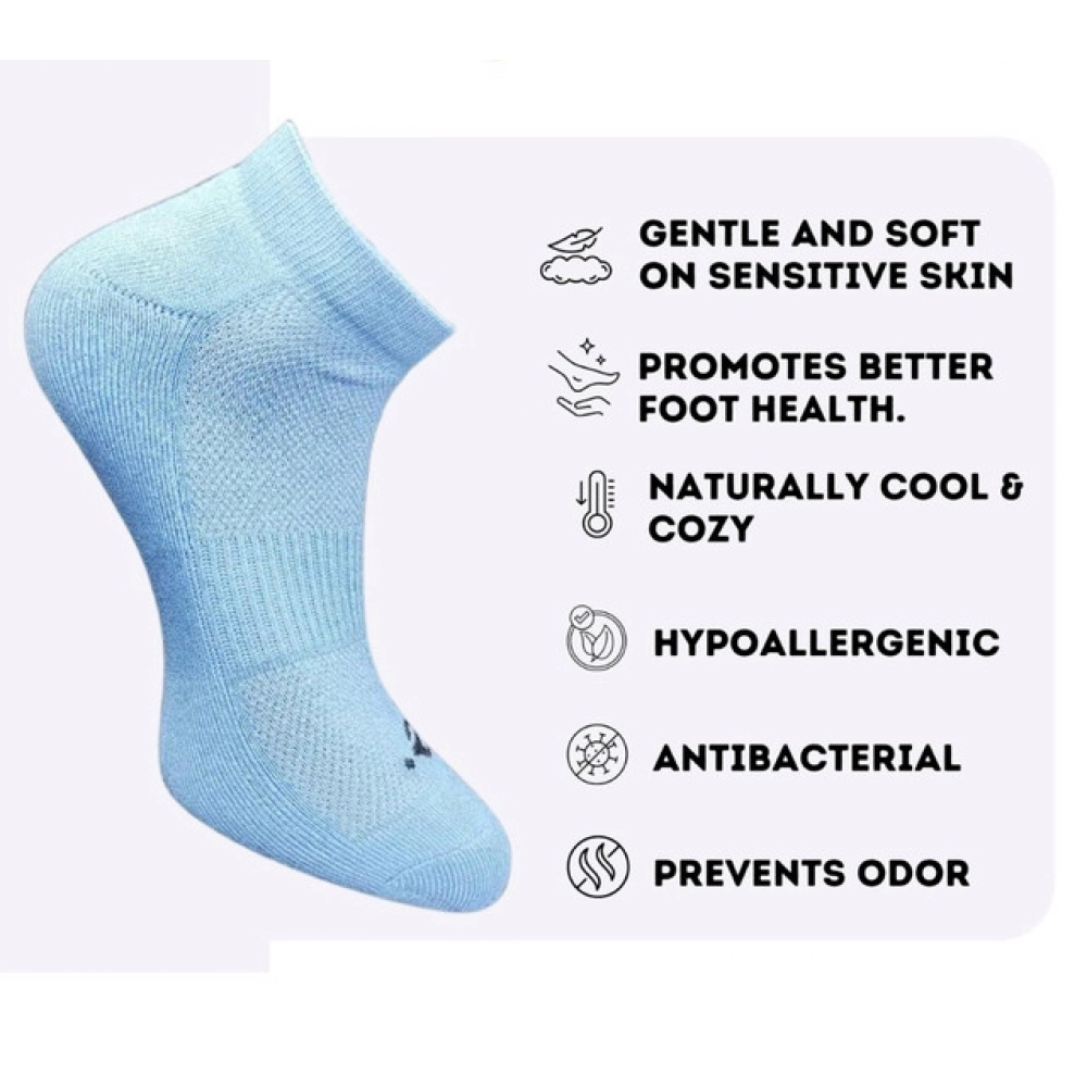 3_Pair Set Unisex Casual Cotton Printed Low Cut Socks (Multicolor) - Image 3