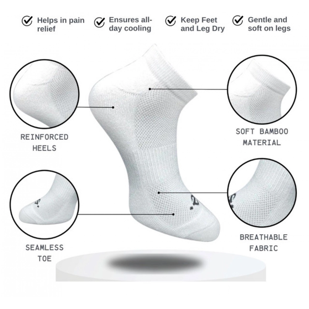 3_Pair Set Unisex Casual Cotton Printed Low Cut Socks (Multicolor) - Image 4