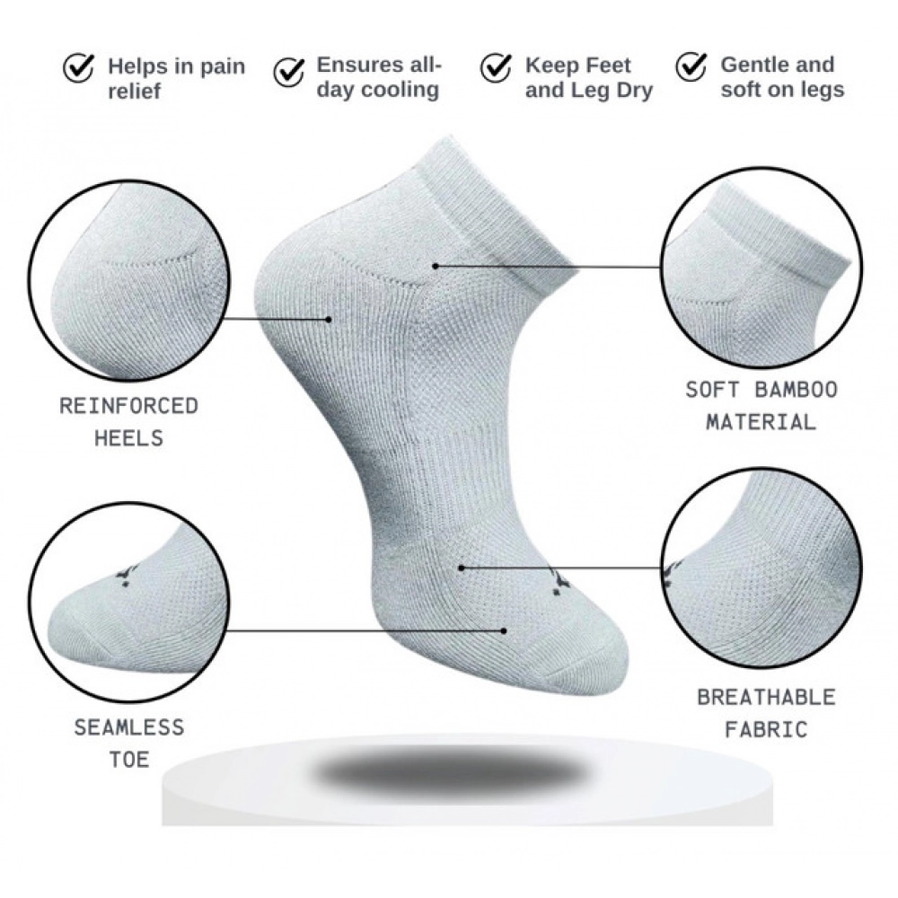 3_Pair Set Unisex Casual Cotton Printed Low Cut Socks (Multicolor) - Image 4