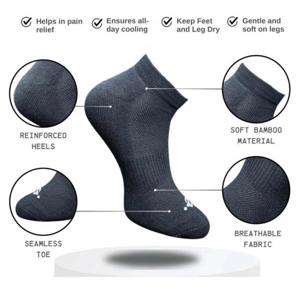 3_Pair Set Unisex Casual Cotton Printed Low Cut Socks (Multicolor) - Image 4