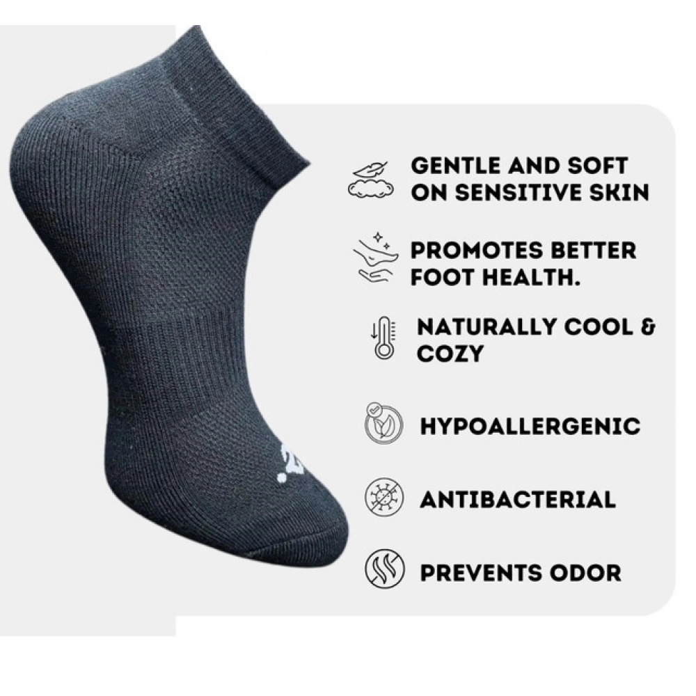 3_Pair Set Unisex Casual Cotton Printed Low Cut Socks (Multicolor) - Image 3