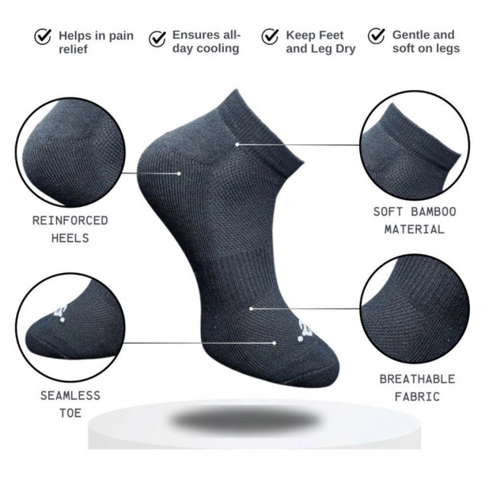 3_Pair Set Unisex Casual Cotton Printed Low Cut Socks (Multicolor) - Image 4