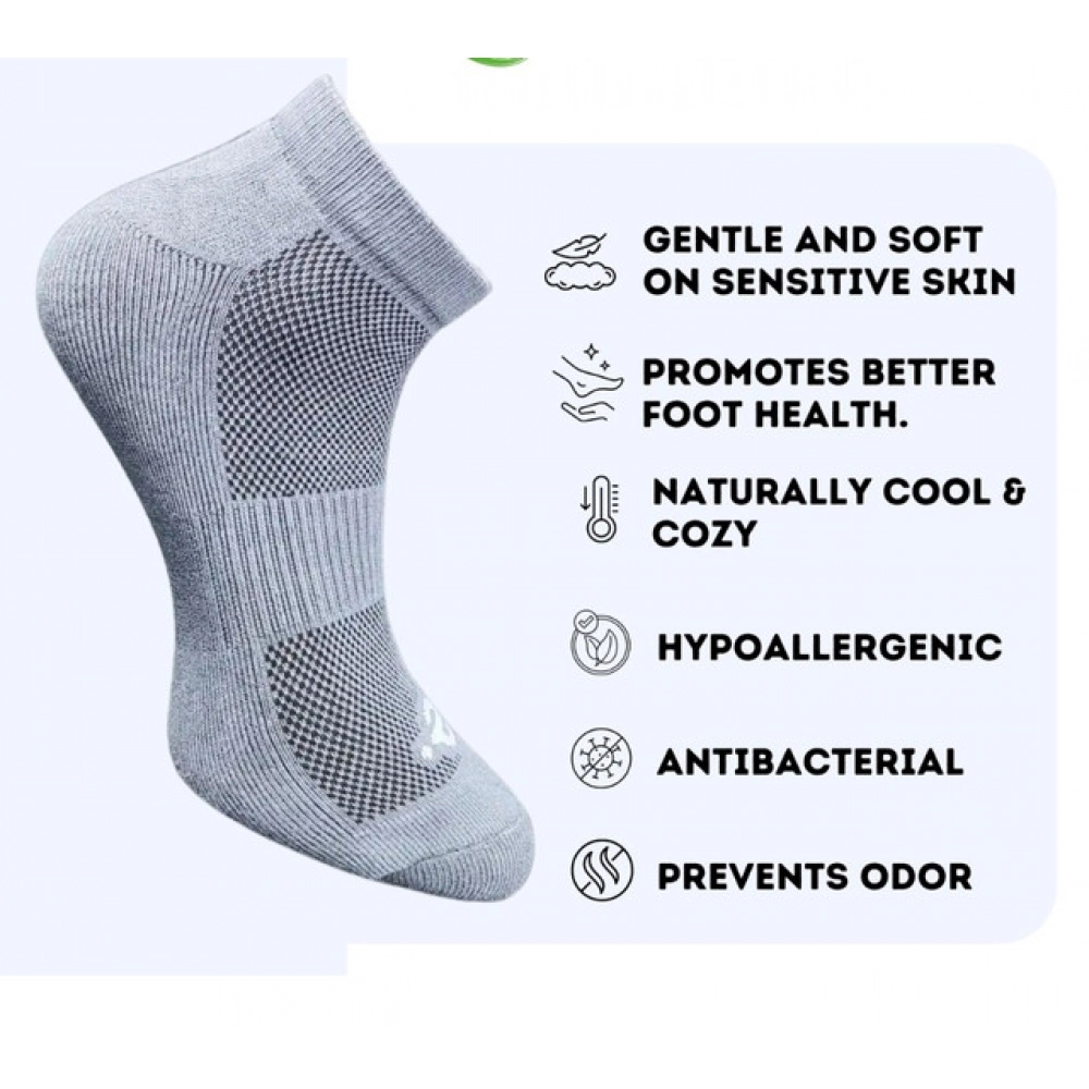 3_Pair Set Unisex Casual Cotton Printed Low Cut Socks (Multicolor) - Image 3