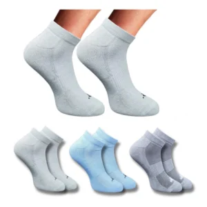3_Pair Set Unisex Casual Cotton Printed Low Cut Socks (Multicolor)