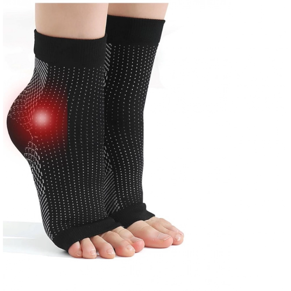 3 Pair Set Unisex Cotton Printed Ankle Length Support Socks