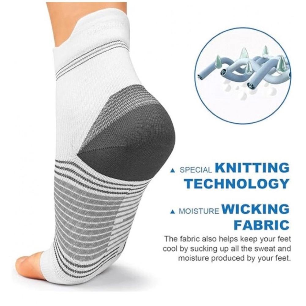 3_Pair Set Unisex Casual Cotton Printed Ankle Length Support Socks (Multicolor) - Image 3