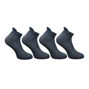 4_Pair Set Unisex Casual Bamboo Cotton Printed Ankle Length Socks (Multicolor)