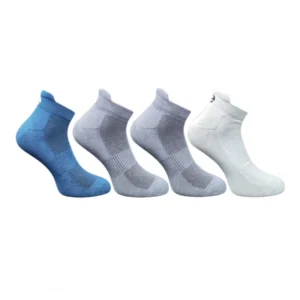 4_Pair Set Unisex Casual Bamboo Cotton Printed Ankle Length Socks (Multicolor)