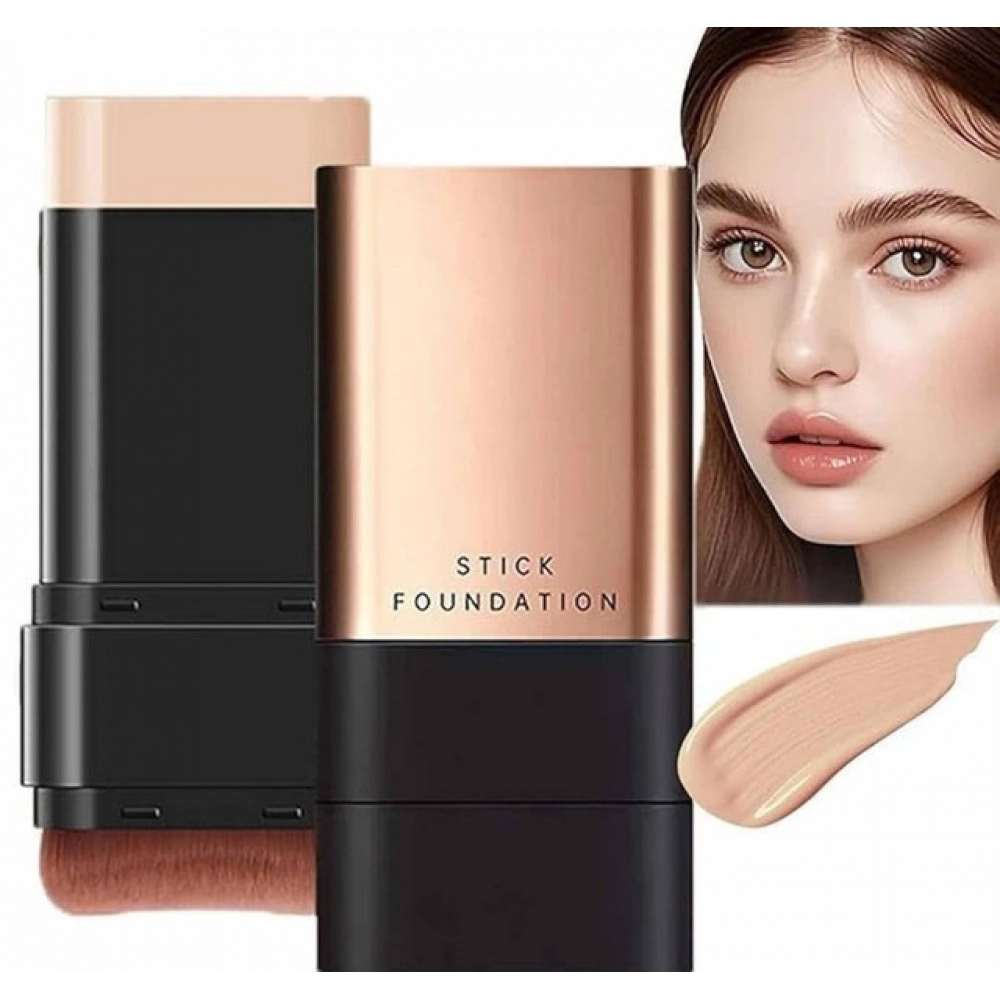 Pack of 2 2 in 1 Makeup Foundation Stick Beige