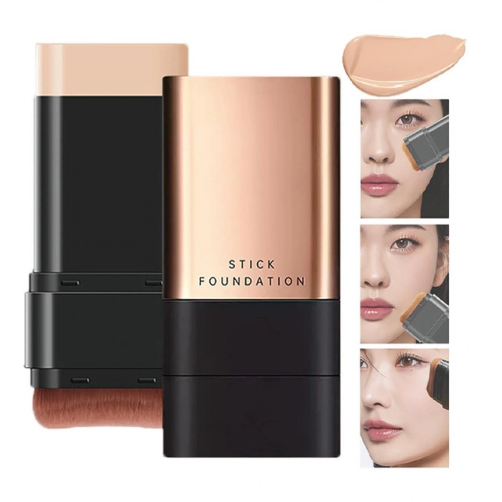 Pack of 2 2 In 1 Makeup Foundation Stick (Beige) - Image 3