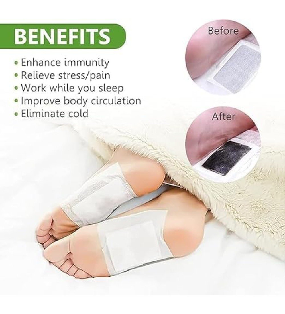 Cotton Detox Patch 10 Pieces Set (White) - Image 5